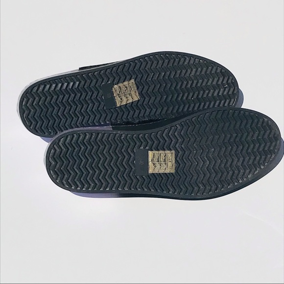 ANTHROPOLOGIE FREE PEOPLE Black Velvet slip-on shoe - Picture 7 of 9